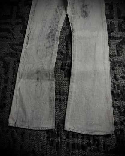 EDGE RUPERT Black Print Off White Jeans