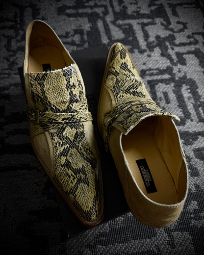 TORNADO MART Hair-on Leather Shoes