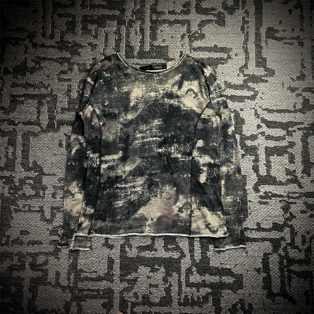 Schlussel tie-dye long sleeve t-shirt