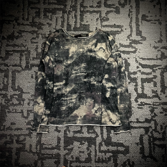 Schlussel tie-dye long sleeve t-shirt