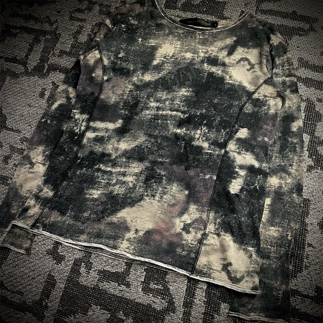 Schlussel tie-dye long sleeve t-shirt