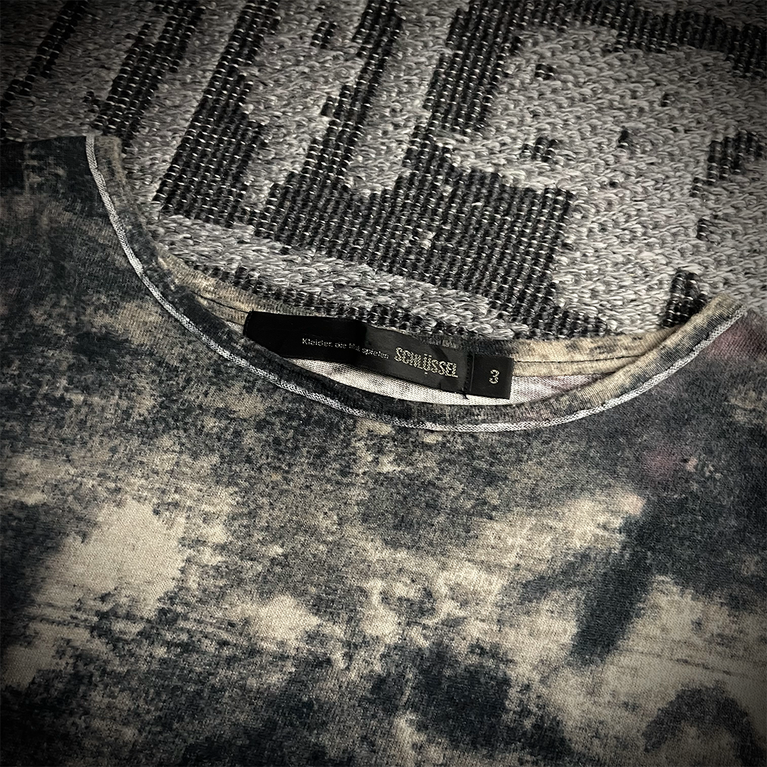 Schlussel tie-dye long sleeve t-shirt