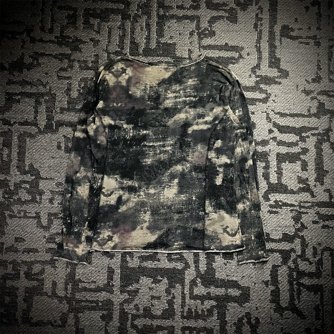 Schlussel tie-dye long sleeve t-shirt