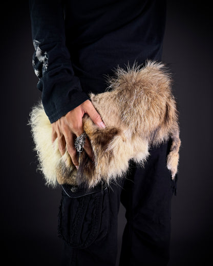 GOA Mixed Real Fur Wrap Belt