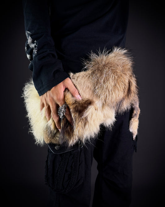 GOA Mixed Real Fur Wrap Belt