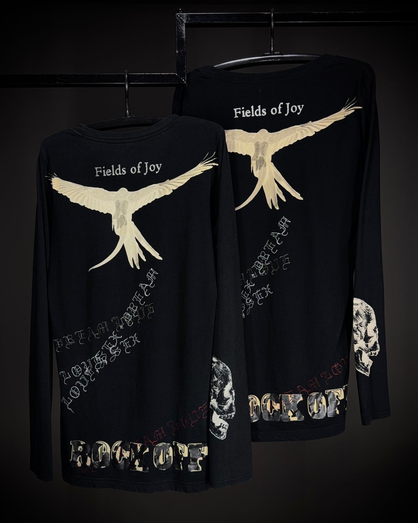 L.G.B. Message-4 Vibration Long Sleeve Tees x2