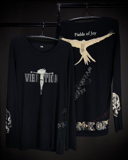 L.G.B. Message-4 Vibration Long Sleeve Tees x2