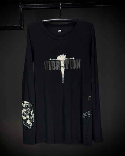 L.G.B. Message-4 Vibration Long Sleeve Tees x2
