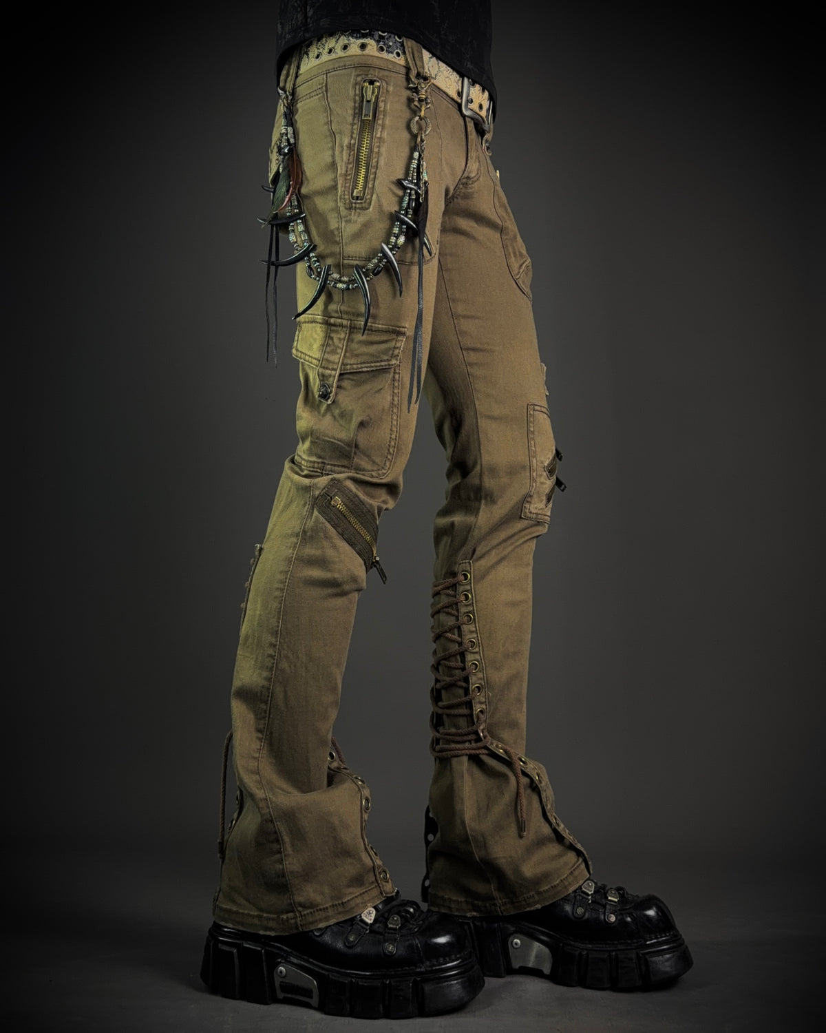 FAKEDELIC Lace-Up Cargo Pants