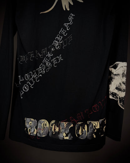 L.G.B. Message-4 Vibration Long Sleeve Tees x2