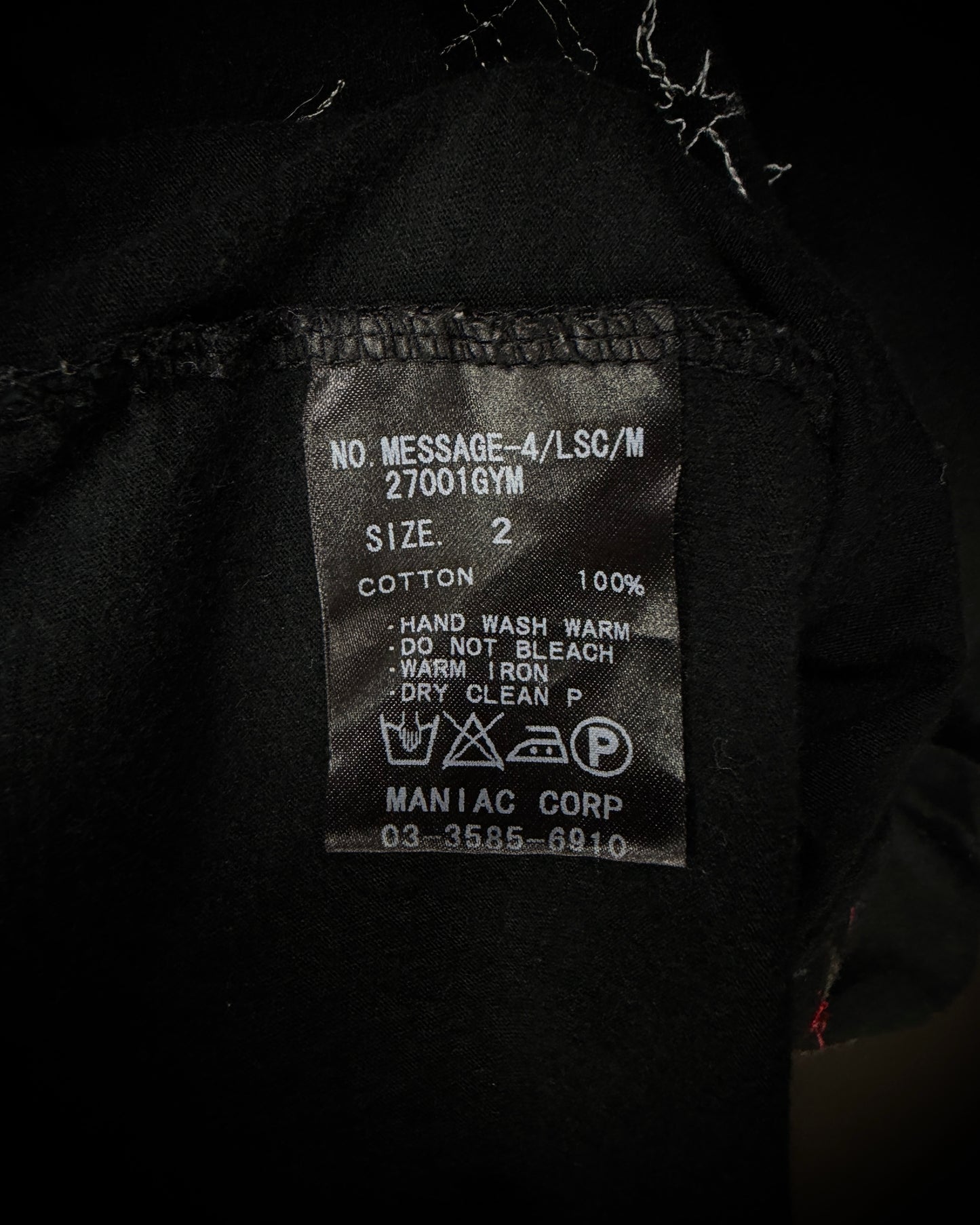 L.G.B. Message-4 Vibration Long Sleeve Tees x2